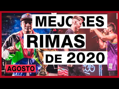 LAS MEJORES RIMAS en lo que llevamos DE 2020 (agosto)