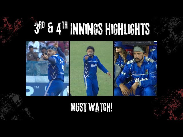 3rd and 4th Innings Highlights Karnataka Bulldozers vs Chennai Rhinos | CCL 2025 Highlights