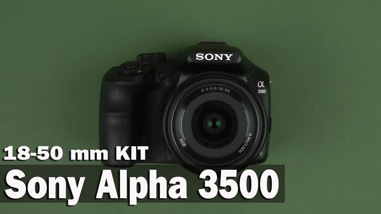 Фотоаппарат Sony Alpha A3500 Kit 18-50mm f/4-5.6 черный