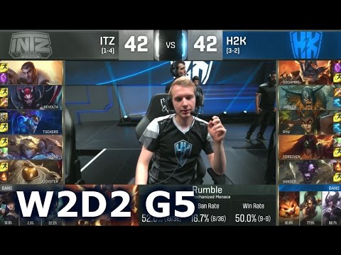 ITZ vs H2K - Worlds 2016 W2D2 Group C | LoL S6 World Championship Week 2 Day 2 H2K vs INTZ G2 Worlds