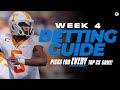 Free Picks for EVERY Top 25 game in College Football [Week 4 Betting Guide] | CBS Sports HQ