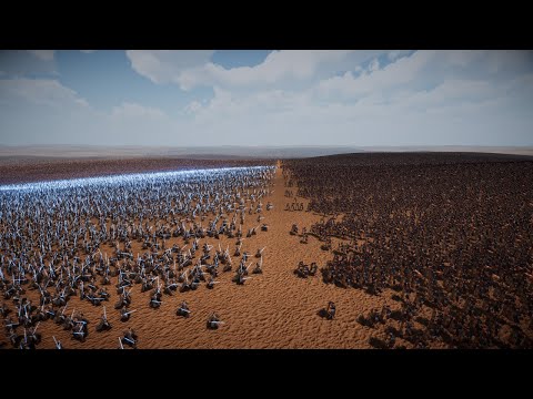 UEBS 2 | 1 Million Jedi Soldiers VS 1 Million Roman Soldiers | Ultimate Epic Battle Simulator 2