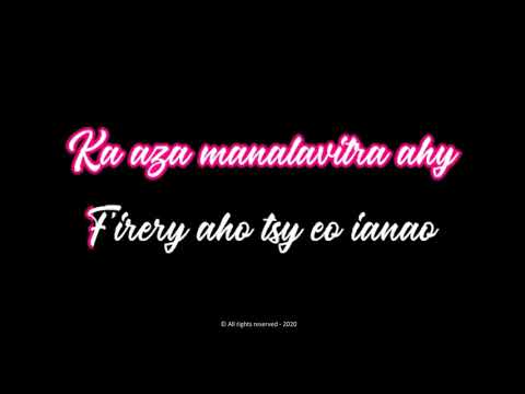 Aina Cook - Fo natolotra (KARAOKE)