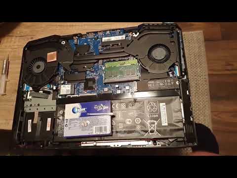 HP OMEN 15 (dc0010nq model) SSD/RAM upgrade and custom PCH heatsink