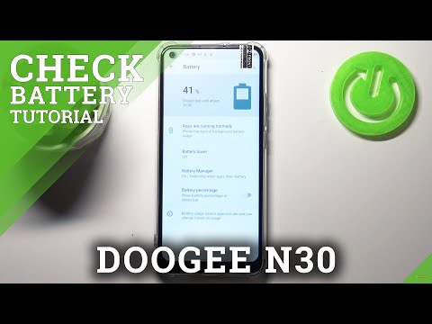 How to Show Battery Percentage on DOOGEE N30 – Show Battery Level