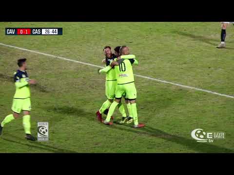 Cavese-Casertana 1-2, Pinna-Castaldo ed i falchi vincono il derby