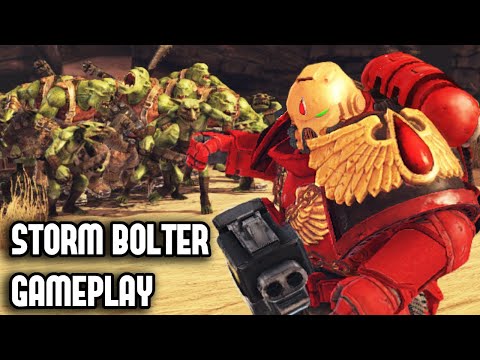 Blood Angels Veteran + Storm Bolter vs Orks! - Warhammer 40k: Space Marine, Augmented Mod