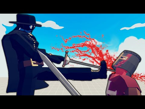 ZORRO vs EVERY UNIT | Totally Accurate Battle Simulator-TABS