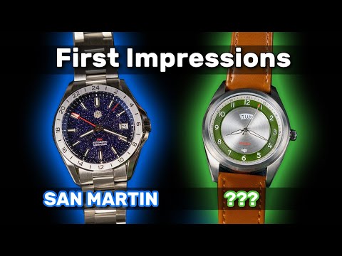 San Martin SN0129 Aventurine + Hz Watches HZ.01 - First Impressions - Are they any good?