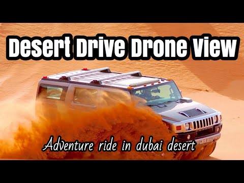 Dubai Desert Drive Drone Video [4K] | Travel & Adventure Vlog 🤴🇦🇪