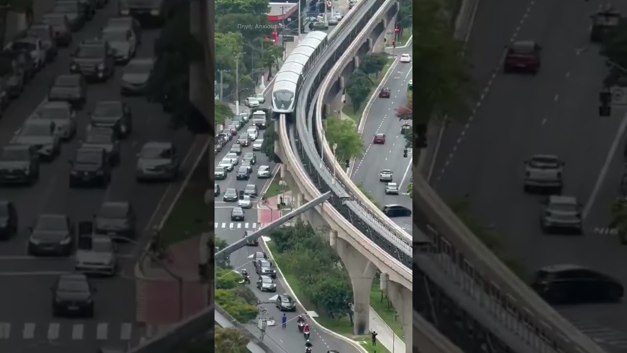 ❗Σάο Πάολο: Συρμός συγκρούστηκε με γερανό που είχε πέσει στις γραμμές