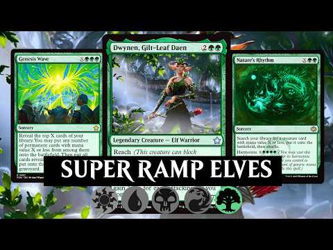 Elves Push Ramp To The Max! | MTG Arena Standard Mono Green