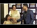 Actress Meena Laughing Out Loud On Her Daughter Nainika S Cute Speech In Telugu SIIMA Redcarpet