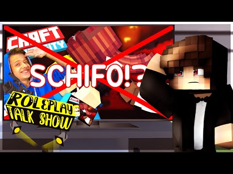 LA CRAFTUNIVERSITY DI SBRISER FA SCHIFO!? - Roleplay Talk Show #1 [Minecraft Roleplay]