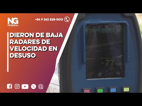 NGFEDERAL - DIERON DE BAJA RADARES DE VELOCIDAD EN DESUSO - CHACO