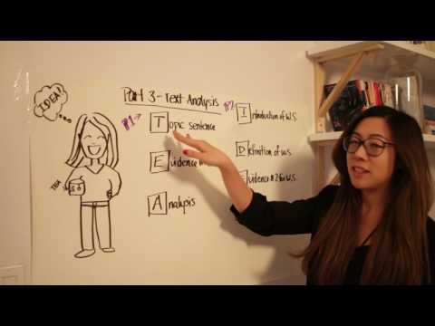 English Language Arts (ELA) Regents - Part 3 Text Analysis Structure! TEA-IDEA