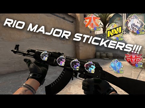 CSGO IEM Rio Major 2022 - All Stickers showcase [4K60FPS]