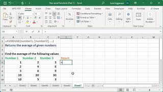 Your excel functions (part 1)