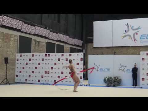 Amanda Sniedze ribbon ELITE CUP 2022