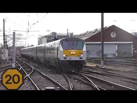 Irish Rail class 201 (231) + Mk3 Enterprise 9003 - Connolly Station, Dublin.