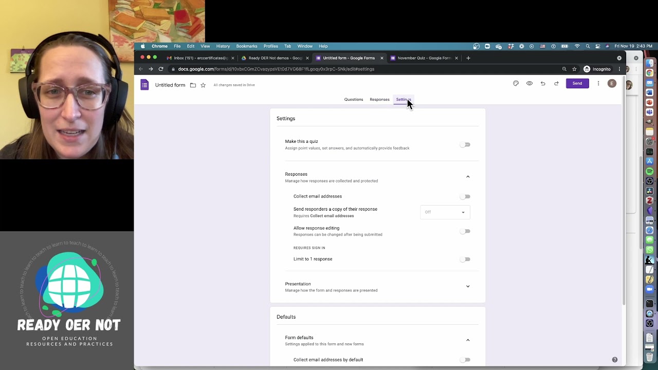 Using Google Forms and Sheets to automate student-generated quizzes