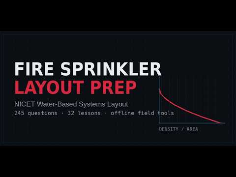 Fire Sprinkler Layout Prep video thumbnail