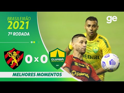Gols e lances de Sport x Cuiabá