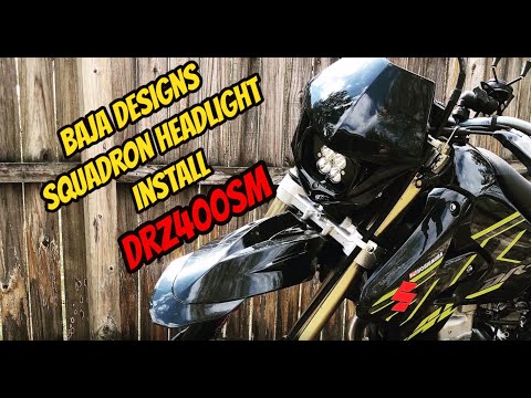 Baja Designs Squadron Headlight Drz install