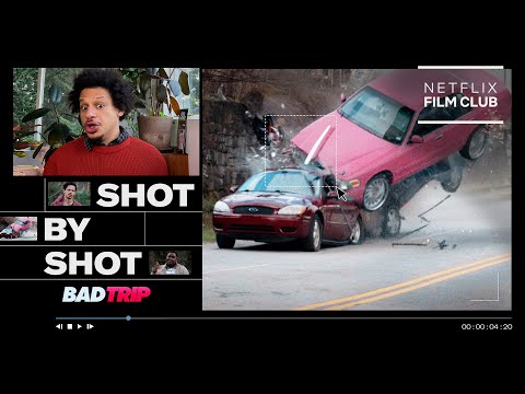 Eric André Breaks Down The Car Explosion Scene In Bad Trip | Netflix