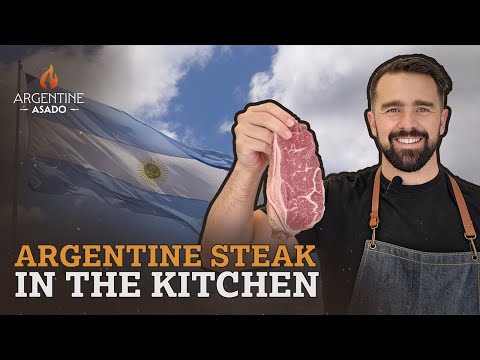 How To Grill The Perfect Argentine Steak In The Kitchen (On a Rainy Day) Easily