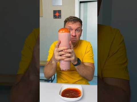He ate almost all her sausage while teaching her! 🌭😂