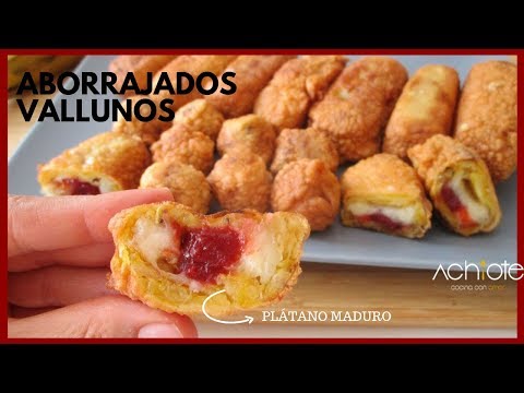 ABORRAJADOS VALLUNOS (Plátanos Maduros rellenos con Queso)| La mejor receta con Plátano Maduro!