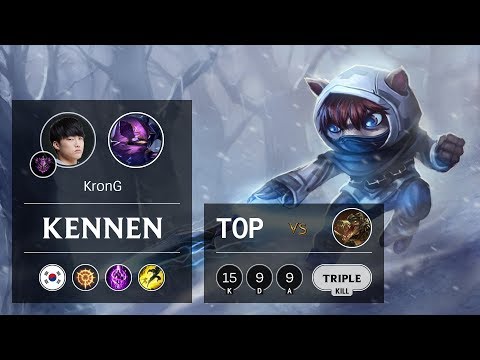 Kennen Top vs Renekton - KR Master Patch 9.17