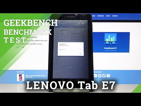 Lenovo Tab E7 - Geekbench 5 Benchmark - CPU Test -  MediaTek MT8167 Final Score