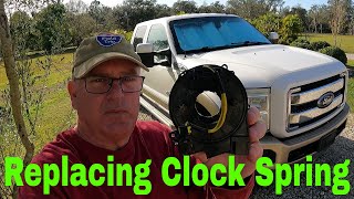 Replacing Clock Spring Tips /  2013 - 2017 Ford F250 F350 F450 Rv life