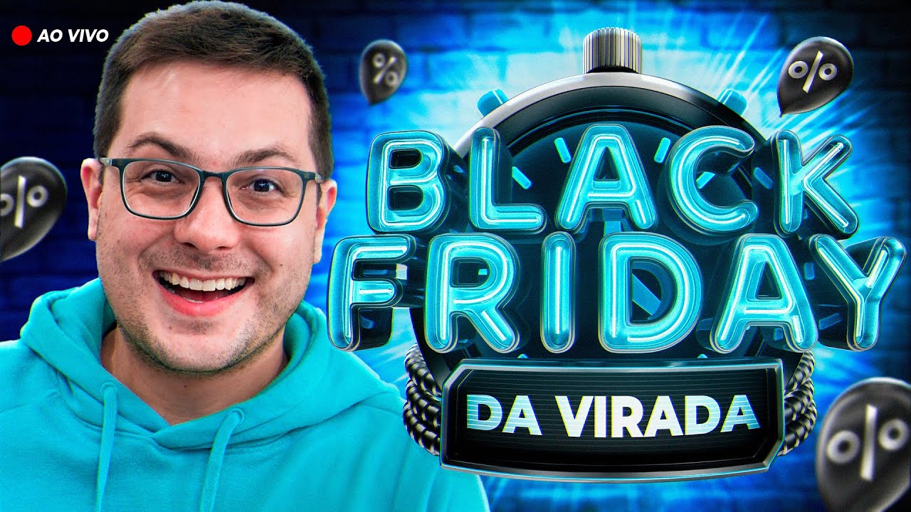 🔴LIVE de VIRADA da BLACK FRIDAY!! Bora CAÇAR OFERTAS AO VIVO!!
