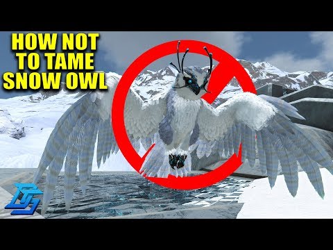 HOW TO NOT TAME A SNOW OWL EXTINCTION DLC  - Ark Extinction DLC Part 12
