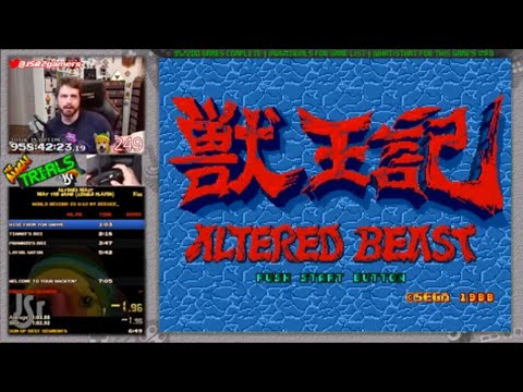 #96: Altered Beast Speedrun in 6:53! (Genesis) | The AVGN Trials of JSR