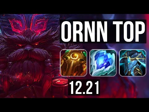 ORNN vs UDYR (TOP) | 6/1/10, 68% winrate, Rank 9 Ornn | KR Challenger | 12.21