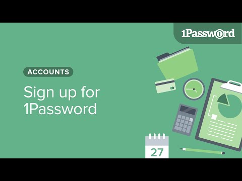 Đăng ký tài khoản phần mềm 1password