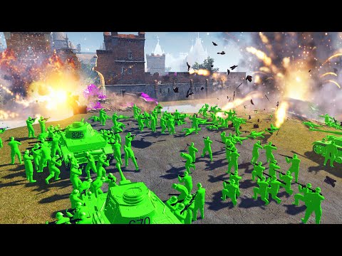 Brutal Siege of Ancient ARMY MEN Castle! - Army Men: Civil War S3E10