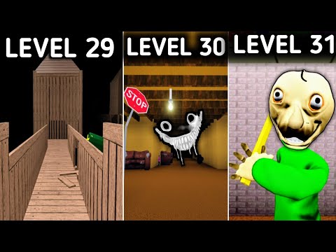Shrek In The Backrooms Level 29 To Level 31 Full Walkthrough New Update | New Levels Update