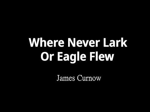Where Never Lark Or Eagle Flew - James Curnow