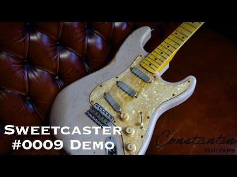 Constantin Guitars Sweetcaster Classic #0009 - Aged White Ash 3.67 kilos !!!VIDEO!!! image 12
