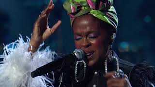 Lauryn Hill performs  Feeling Good  at the 2018 Rock &amp; Roll Hall of Fame Induction Ceremony