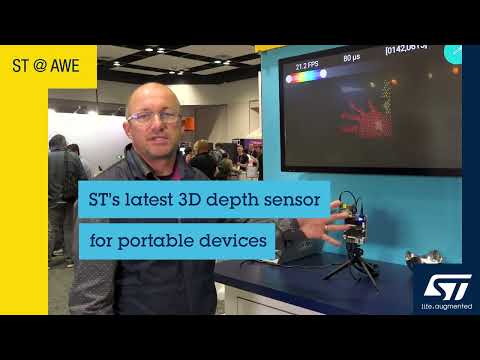 ST's latest 3D depth sensor for portable devices