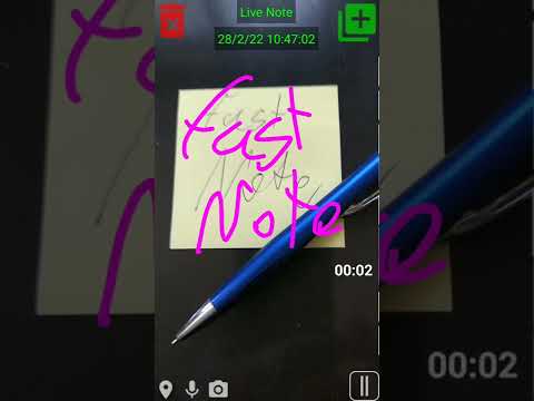 Smart Fast Note Cam/Aud/Loc... video thumbnail