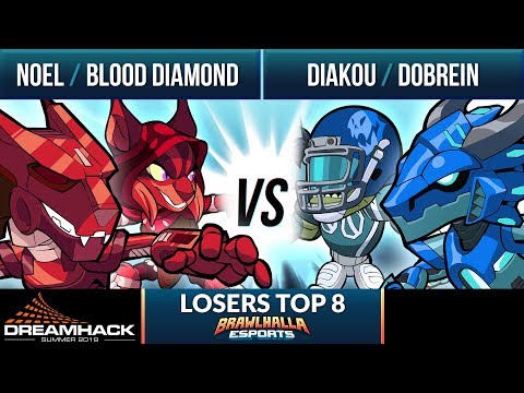 Diakou & Dobrein vs noeL & Blood Diamond - Losers Top 8 - DreamHack Summer 2v2