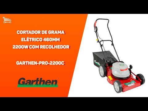 Cortador de Grama Elétrico 460mm 2200W  com Recolhedor - Video