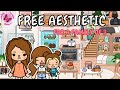 Updated Free Aesthetic Makeover 🍀 Toca Boca Free House Ideas 🪴TOCA GIRLZ